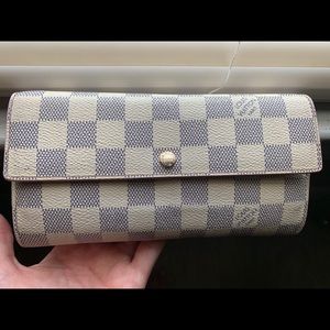 Louis Vuitton Sarah Damier azure wallet